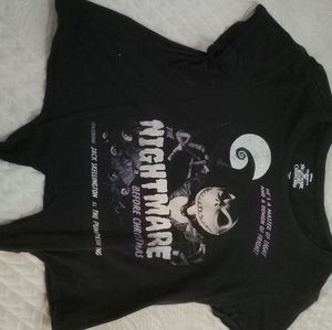 Nightmare Before Christmas Crop Top